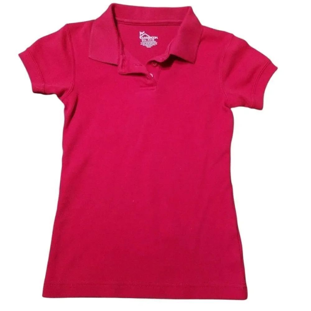Classroom red uniform shirt 6